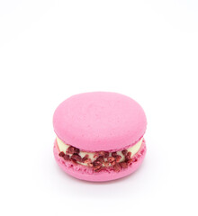 Macaroon on a white background.