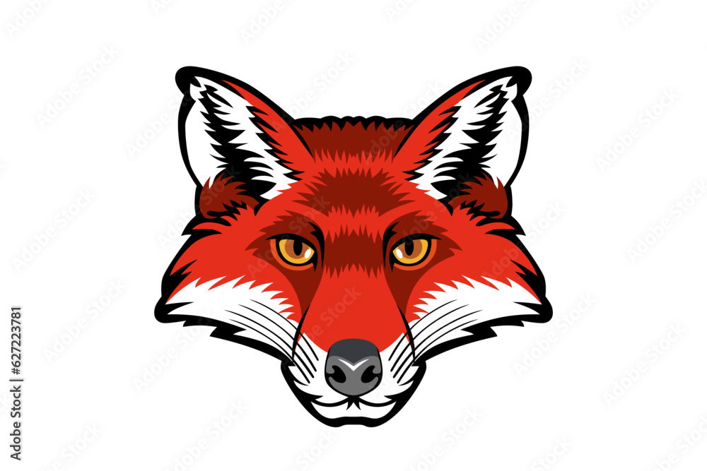 Poster fox head