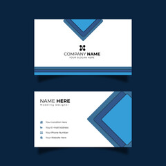 Clean and Stylish White Business Card