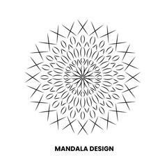 Elegant Lineal Mandala Pattern