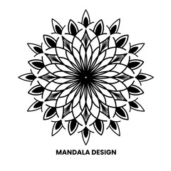 Geometric Lineal Mandala Vector Background