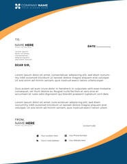 Modern Corporate Letterhead Design