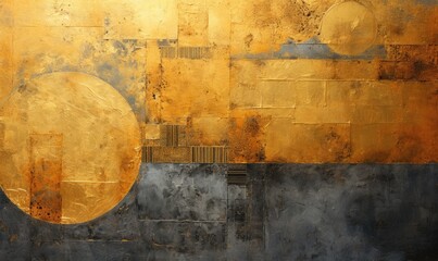 Obraz na płótnie Canvas gold silver copper paint texture 