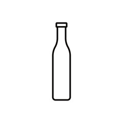 Bottle icon vector. Bottle for water illustration sign. Bottle of alcohol symbol or logo.