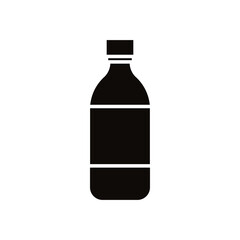Bottle icon vector. Bottle for water illustration sign. Bottle of alcohol symbol or logo.