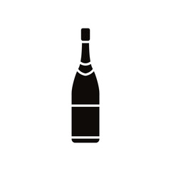 Bottle icon vector. Bottle for water illustration sign. Bottle of alcohol symbol or logo.
