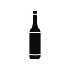 Bottle icon vector. Bottle for water illustration sign. Bottle of alcohol symbol or logo.