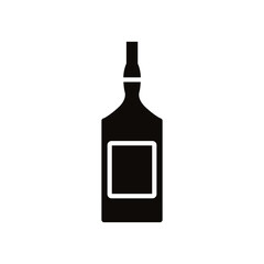 Bottle icon vector. Bottle for water illustration sign. Bottle of alcohol symbol or logo.