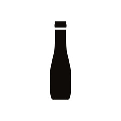 Bottle icon vector. Bottle for water illustration sign. Bottle of alcohol symbol or logo.