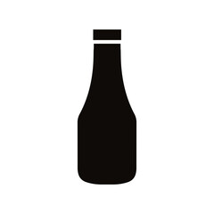 Bottle icon vector. Bottle for water illustration sign. Bottle of alcohol symbol or logo.