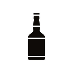 Bottle icon vector. Bottle for water illustration sign. Bottle of alcohol symbol or logo.