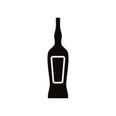 Bottle icon vector. Bottle for water illustration sign. Bottle of alcohol symbol or logo.