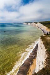 Seven Sisters, head cliffs, England