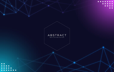 abstract geometric blue background with lines