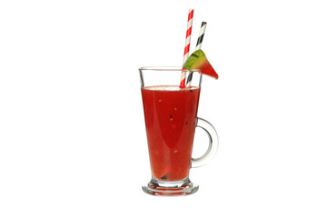 PNG, Watermelon smoothie isolated on white background