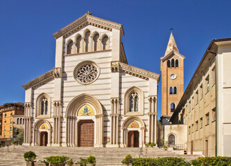 Fototapeta na wymiar Church of Saints Joseph and Mark in Orte. Italy