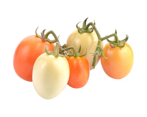 Cherry tomatoes stack isolated transparent png
