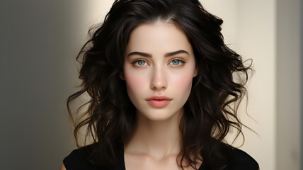 fashion beauty modern women's health care Glamorous skin care and make-up, glamorous makeup lip color lipstick, sexy seductive eyelashes, skin trend, eye shadow, skin care, stylish beauty.