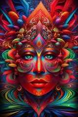 Expanded Psychedelic consciousness 
DMT art