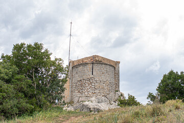 hermitage of santa magdalena in mare de deu de la salut terrades girona catalunya spain