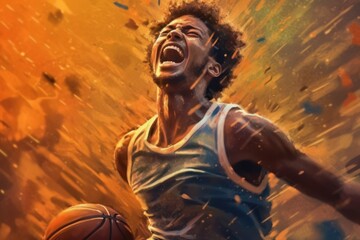 Vibrant Sports Action: Athletes in Motion