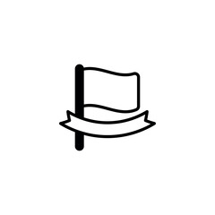 Race icon design with white background stock illustration