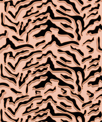 Colorful hand drawn patchwork flat cartoon seamless pattern. Handmade patch work quilt style background for textile concept or fun modern backdrop design.