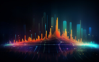 Background concept with abstract data design