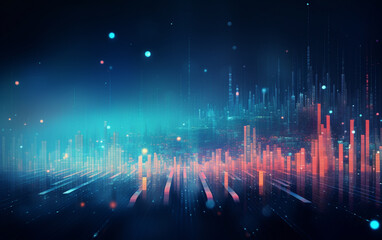 Background concept with abstract data design