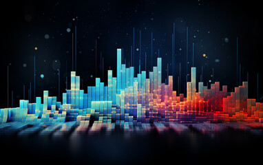 Background concept with abstract data design