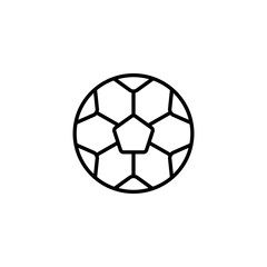 Fototapeta premium Football icon design with white background stock illustration