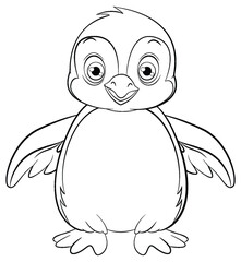 Walking Penguin Cartoon