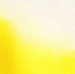 Abstract Yellow Watercolor Texture Background