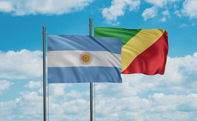 Congo and Argentina flag
