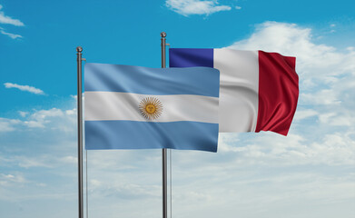 France and Argentina flag