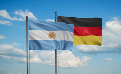 Germany and Argentina flag