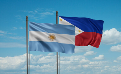 Philippines and Argentina flag