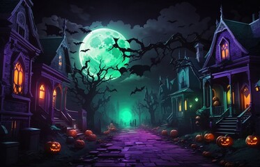 Scary Street Halloween Theme