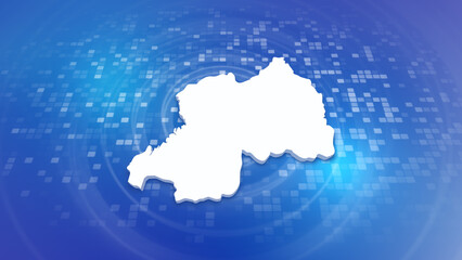 Rwanda 3D Map on Minimal Corporate Background
Multi Purpose Background with Ripples and Boxes with 3D Country Map
Useful for Politics, Elections, Travel, News and Sports Events
