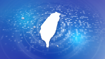 Taiwan 3D Map on Minimal Corporate Background
Multi Purpose Background with Ripples and Boxes with 3D Country Map
Useful for Politics, Elections, Travel, News and Sports Events

