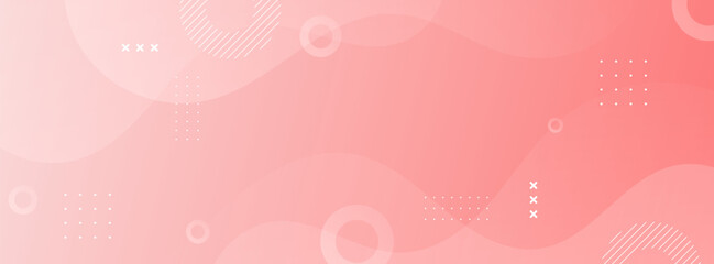 banner background. colorful, pink and white gradations, wave ,memphis ,eps 10	
