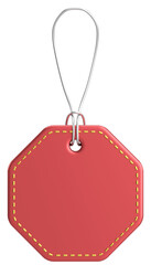 Price tag. Price label. 3D illustration.