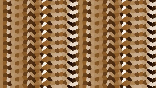 Brown vertical mosaic pattern motion background