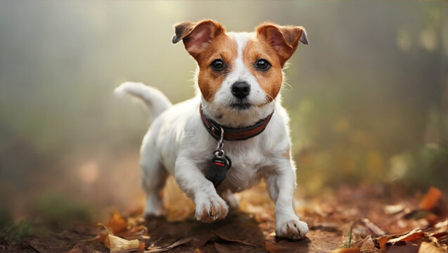 Jack Russell Terrier dog image. ai-generations