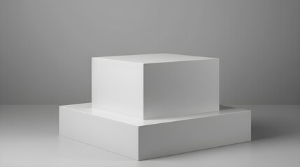 empty white box