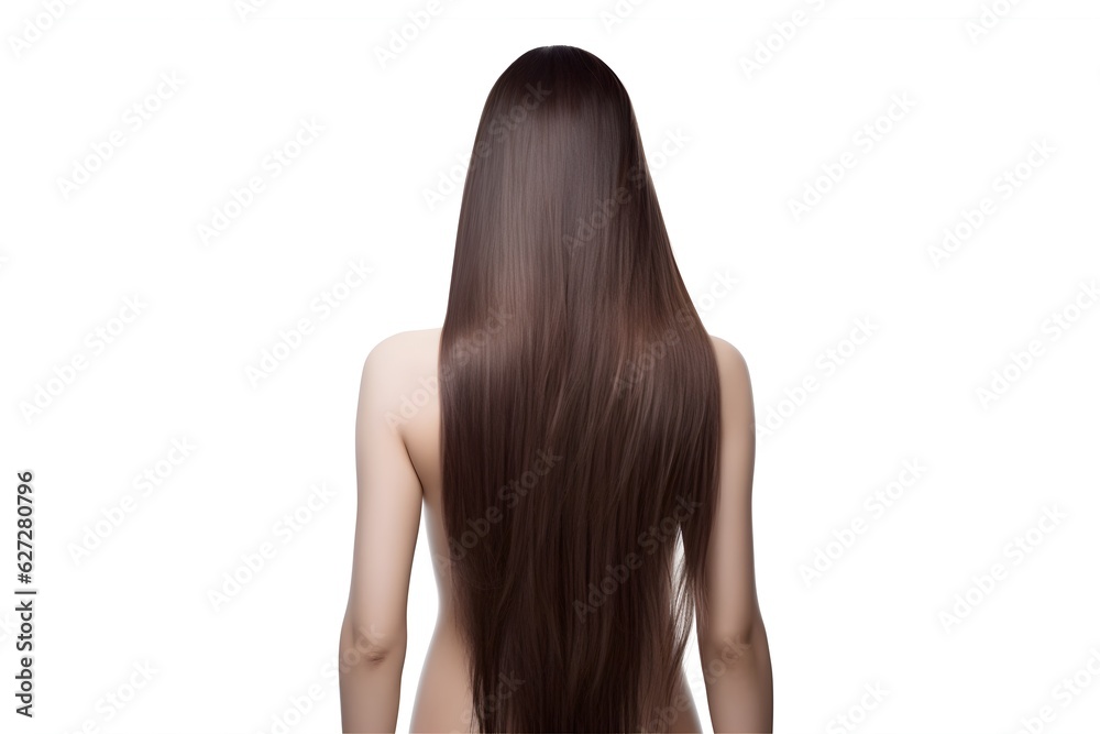 Poster a woman with long hair