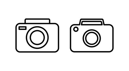 Camera Icon in trendy flat style isolated. Camera symbol web site design