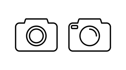 Camera Icon in trendy flat style isolated. Camera symbol web site design