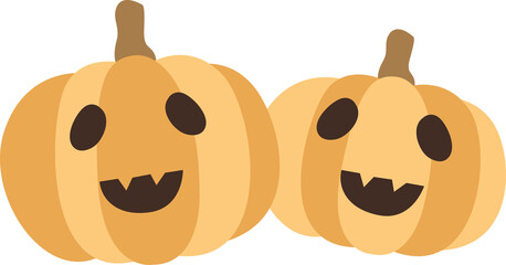 Cute Cartoon Pumpkin Ghost for Halloween