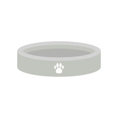 empty pet bowl cat and dog basic shape
